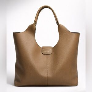 Calvin Klein Reyna Textured Faux Leather Hobo  Bag